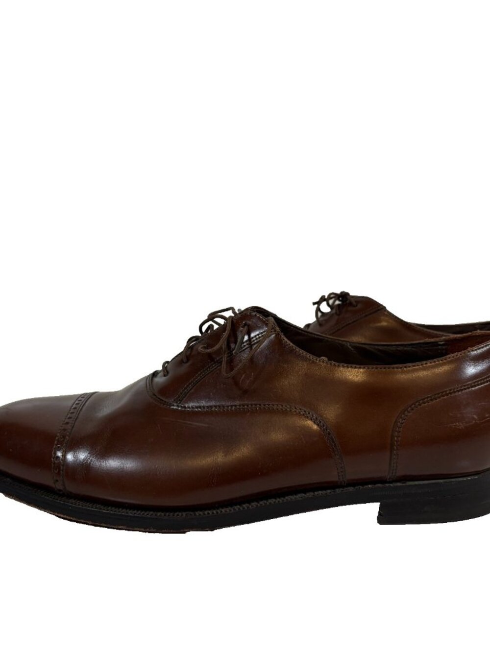 Florsheim Oxford Shoes Mens Size  11.5 Brown Leather Cap Toe